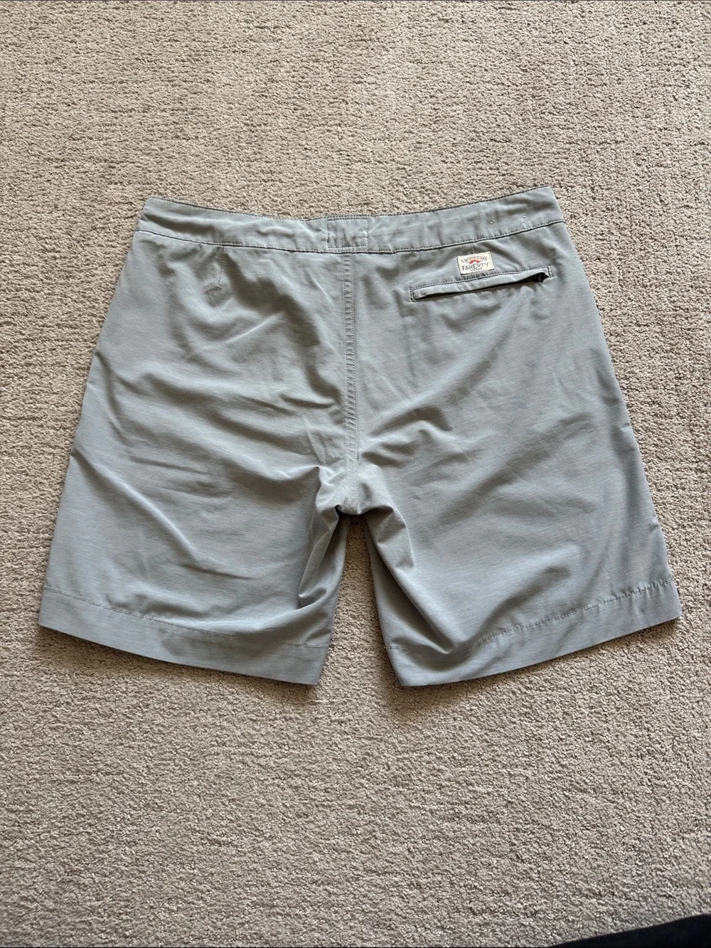 Faherty Men’s Light Gray All Day Shorts - 34